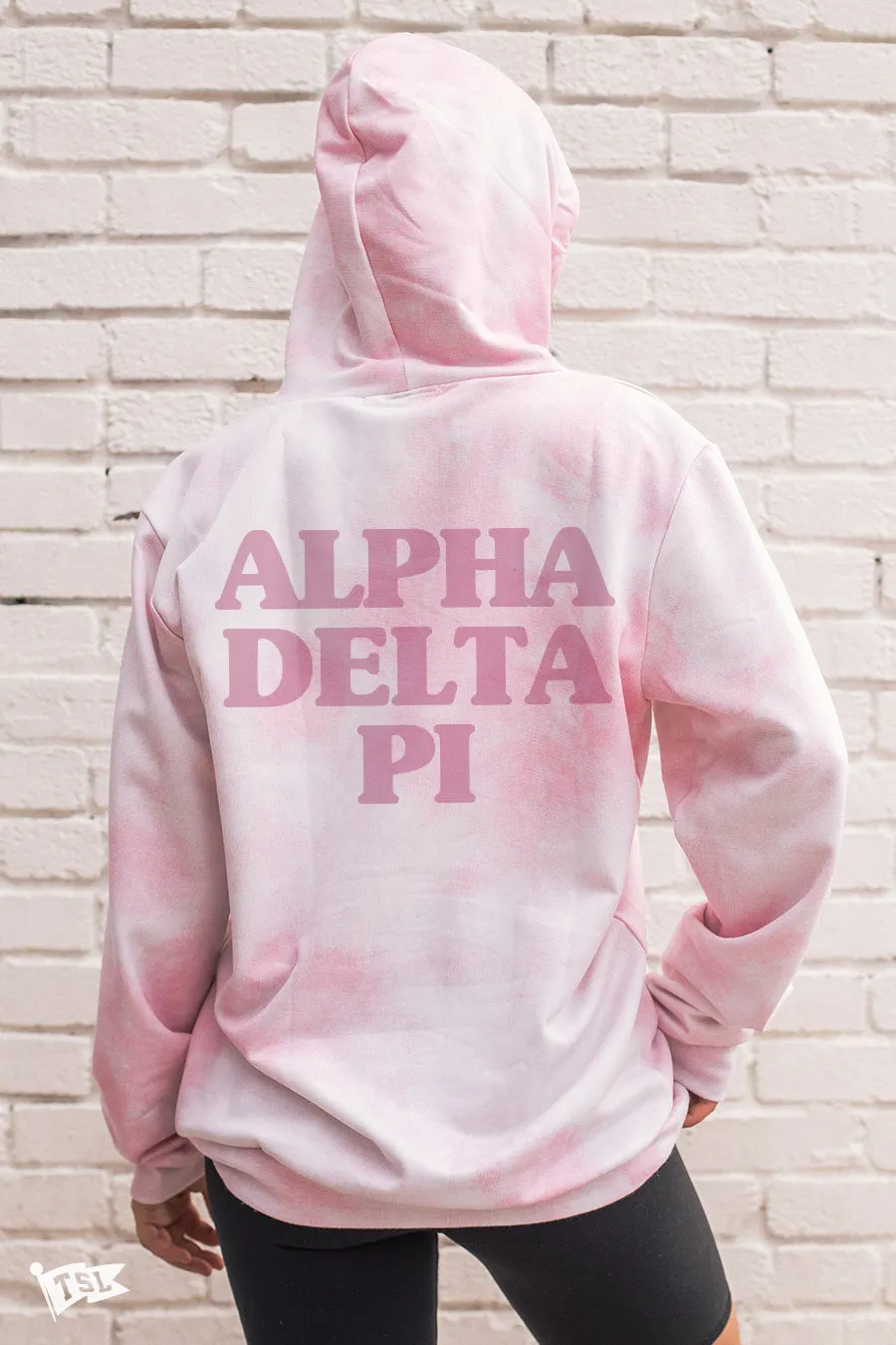 Alpha Delta Pi Digi-Tie Dye Hoodie