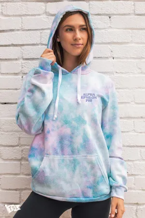 Alpha Epsilon Phi Digi-Tie Dye Hoodie