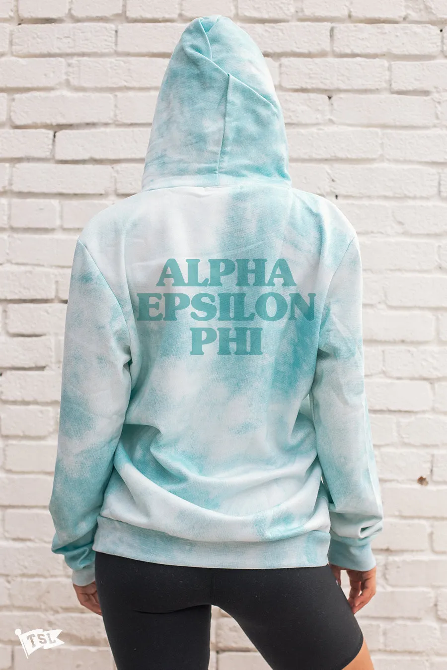 Alpha Epsilon Phi Digi-Tie Dye Hoodie
