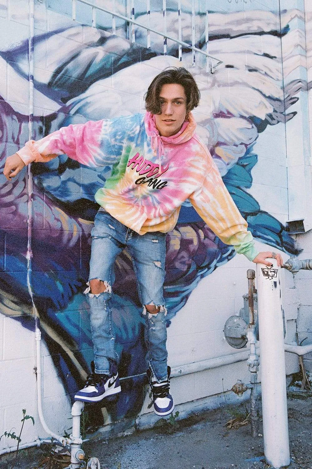 Chase Hudson 'HUDDYGANG' Tie Dye Hoodie