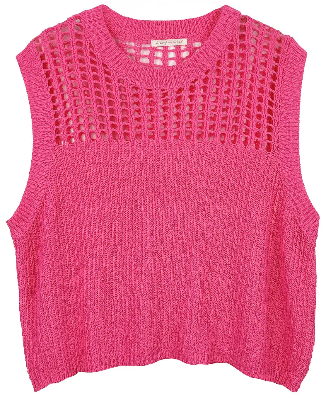 Chest Blocked Crochet Poncho