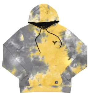 FALLEN ACID HOODIE - BLACK/YELLOW