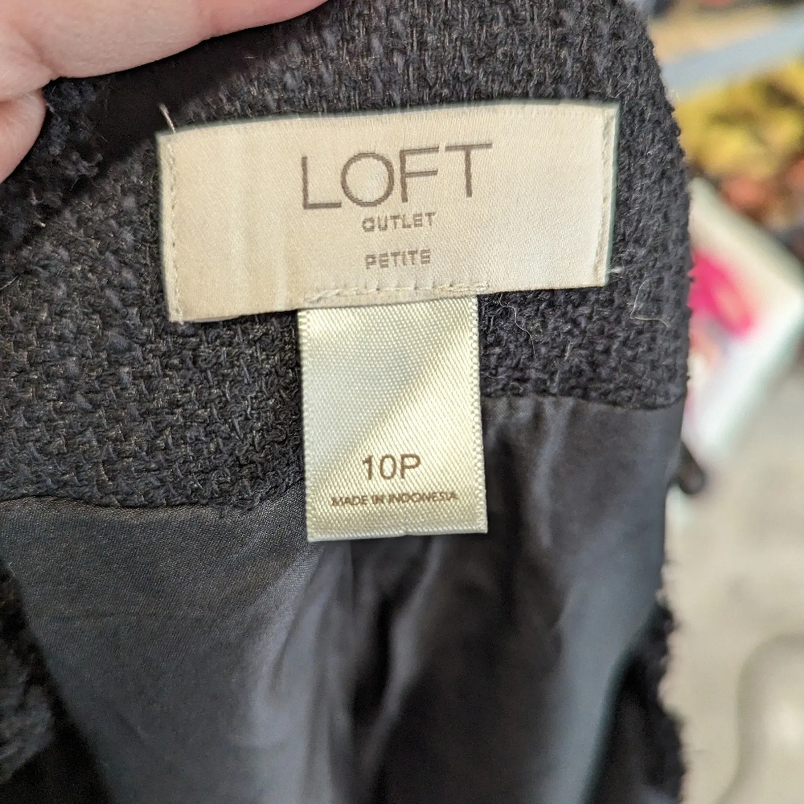 Loft Tweed Fringe Jacket - 10 P