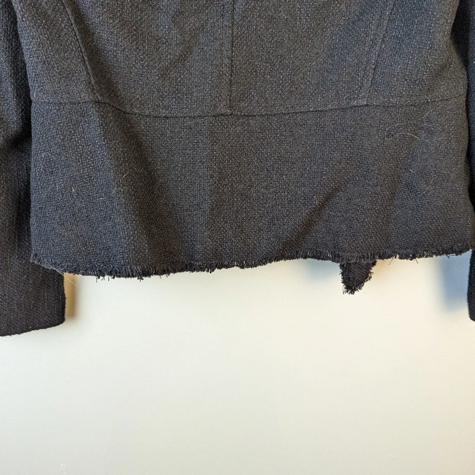 Loft Tweed Fringe Jacket - 10 P
