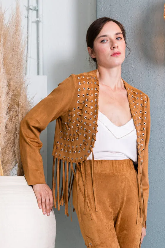 Rockstar Suede Fringe Jacket