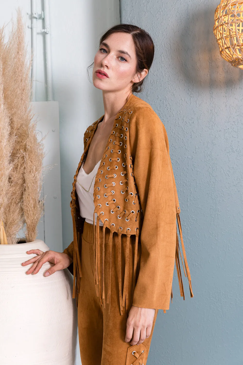 Rockstar Suede Fringe Jacket