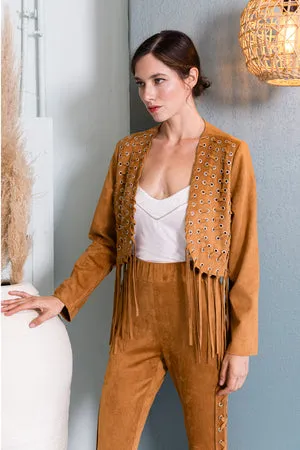 Rockstar Suede Fringe Jacket