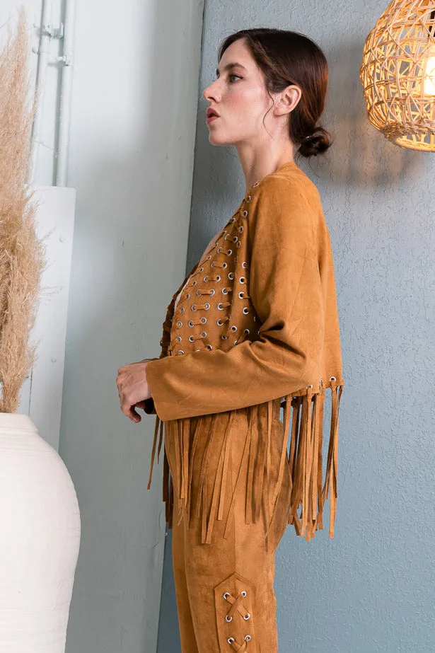 Rockstar Suede Fringe Jacket