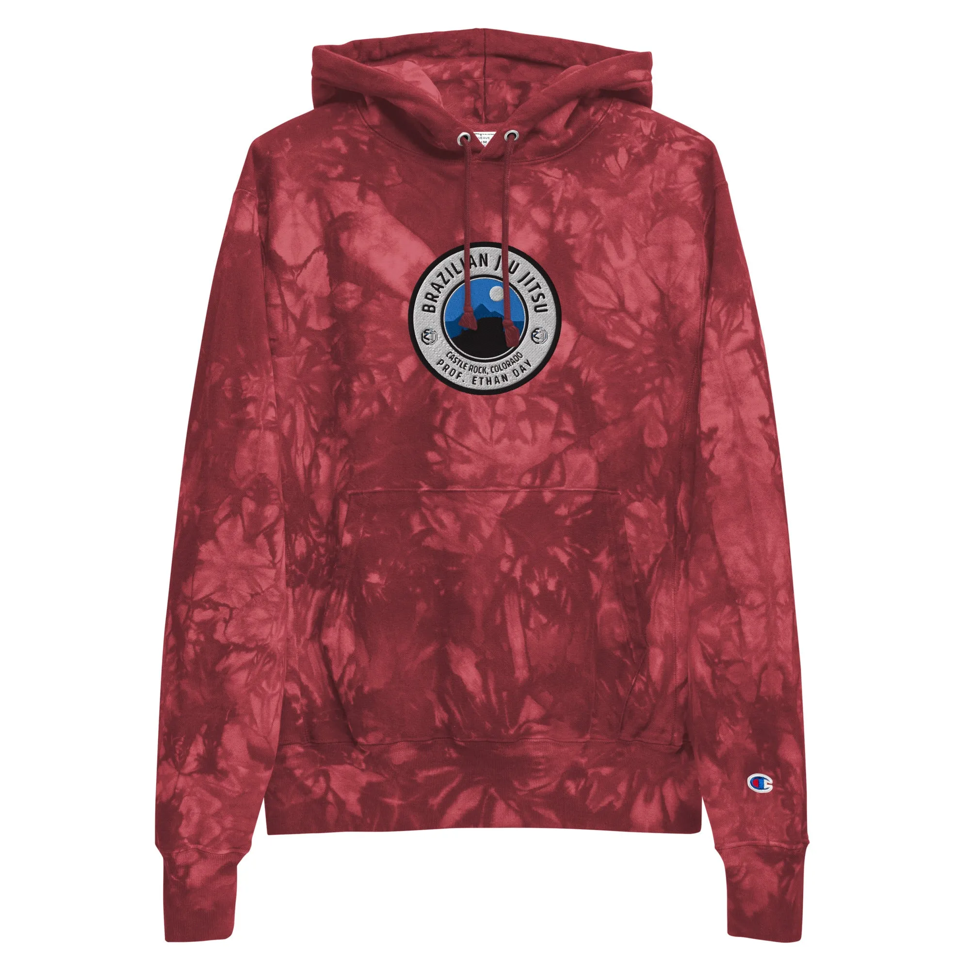 RTA COLORADO x Champion Embroidered tie-dye hoodie