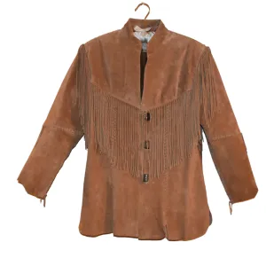 Scully Boar Leather Suede Fringe Jacket