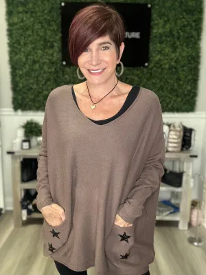 Starry Pockets Poncho