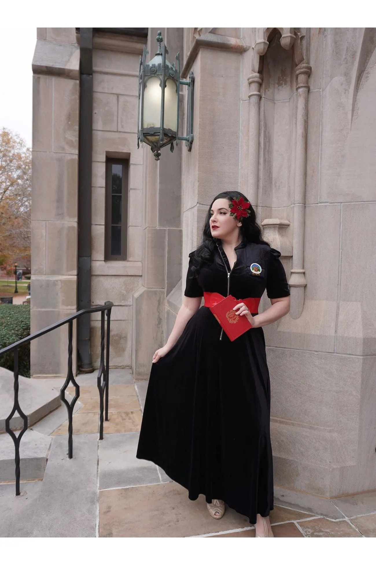 The Sweetest Taboo Black Velvet Designer Dress