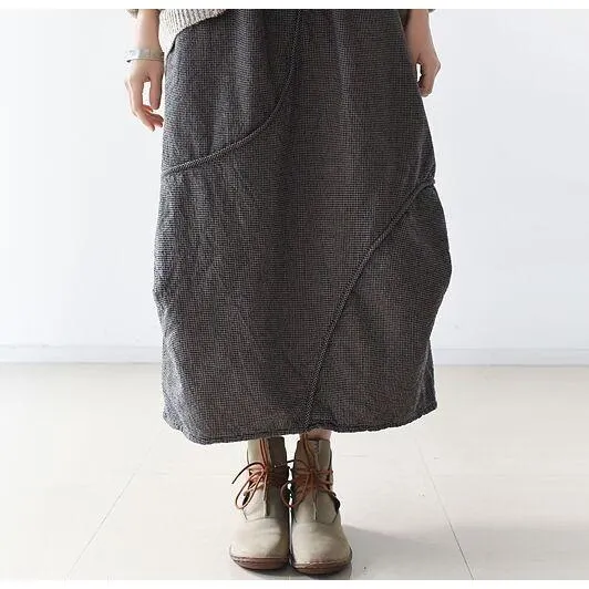 Vintage Sa¯a Empire Maxi Skirt