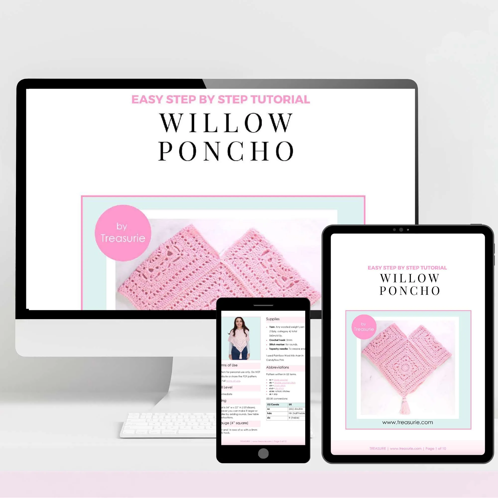 Willow Poncho Crochet Pattern